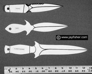 A free to use collection of of knife patterns (templates) in printable pdf format. Knife Templates Printable