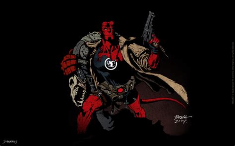 Download Comic Hellboy Hd Wallpaper