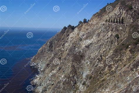 Big Sur Cliff Stock Image Image Of Steep Cilff Vacation 8183