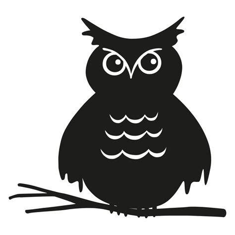 Flat Style Owl Silhouette On Transparent Background 18723673 Png