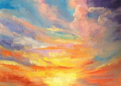 DPW Original Fine Art Auction Sunrise Over Denver Sandy Ransom