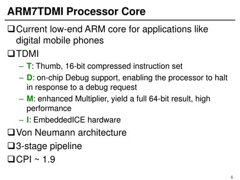 Ppt Arm Processor Architecture Powerpoint Presentation Free Download