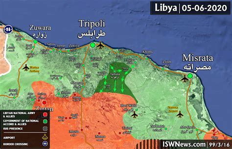 Latest Military Situation In Libya 5 June 2020 Map Update Islamic
