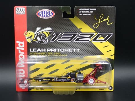 2018 Leah Pritchett Angry Bee 1320 Top Fuel Dragster 164 Autoworld
