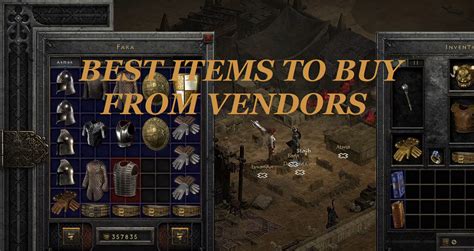 D2r Best Items To Buy From Merchants Diablo Ii Resurrected Vendor