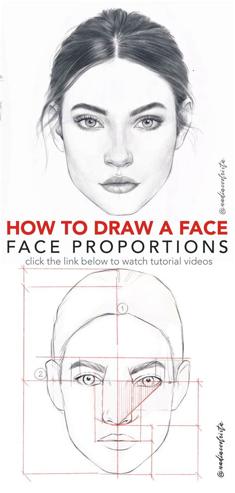 How To Draw A Face In Three Easy Steps With The Help Of An Artists