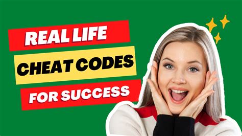 42 Best Real Life Cheat Codes For Success You Should Know At 22 Start Passive Income
