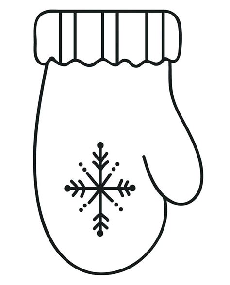 Mitten Coloring Page at GetColorings.com | Free printable colorings