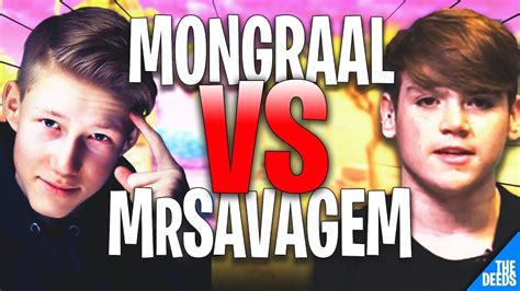 Secret Mongraal 1 Vs 1 Nrg Mrsavagem In Solo Vs Squad Match Fortnite