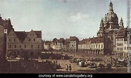 (Giovanni Antonio Canal) Canaletto View of Dresden, the Neumarkt Moritz ...