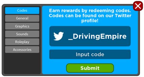 Codes Driving Empire Wiki Fandom