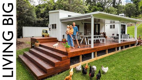 Stunning Tiny House Homestead In The Noosa Hinterland Youtube