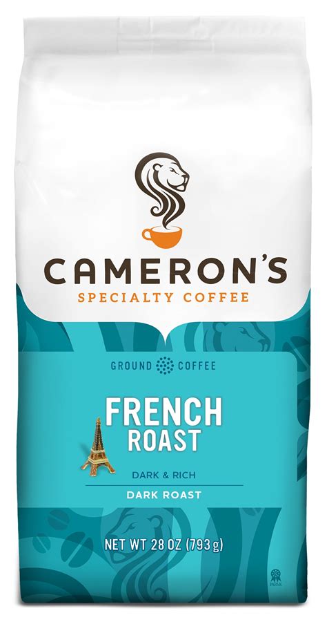 Cameron S Coffee Premium French Roast Ground Coffee Dark Roast 32 Oz