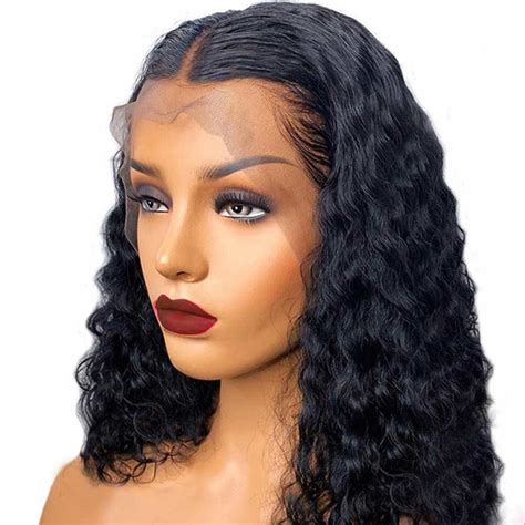 Charity 13x6 Lace Front Wig Water Wave Short Bob Wig Superbwigs 13799