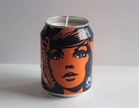Beer Can Soy Wax Candle Ginger Ale Karma Cola Co Etsy Uk Soy Wax
