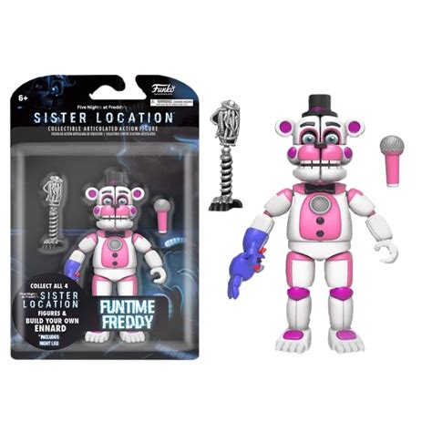 Five Nights At Freddys Sister Location Funtime Freddy 5” Articulated Action Figure Popcultcha