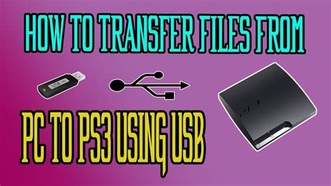 How To Transfer Files From Pc To Ps3 Using Usb Youtube