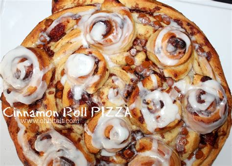 ~cinnamon Roll Pizza Oh Bite It