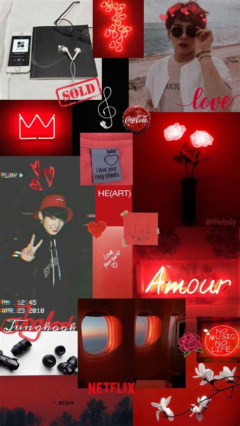 See more ideas about bts, bts wallpaper, bts bangtan boy. BTS Red Aesthetic Wallpapers - Wallpaper Cave