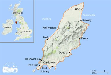 Isle Of Man Location On World Map