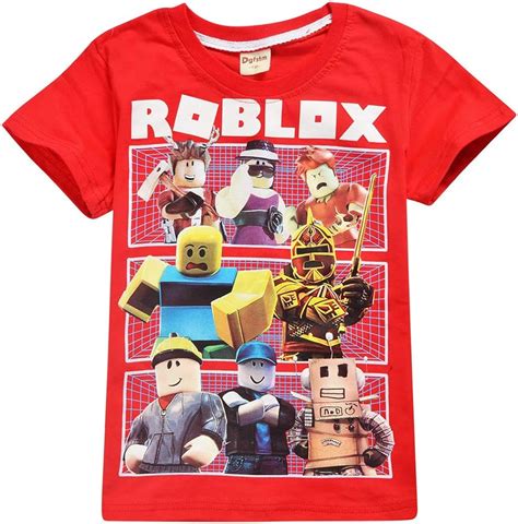 Roblox Camiseta Exquisitos Trajes De Vestir Para Niños Camisas De Manga