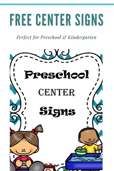 Preschool Center Signs Artofit