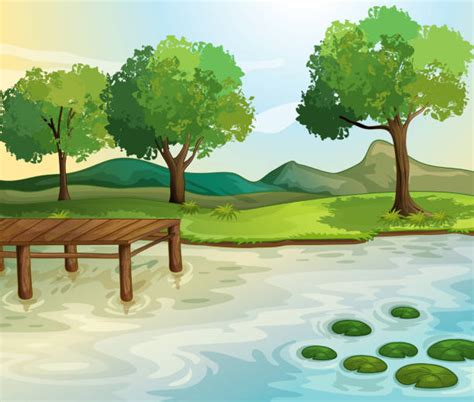 Best Lake Dock Illustrations Royalty Free Vector Graphics And Clip Art