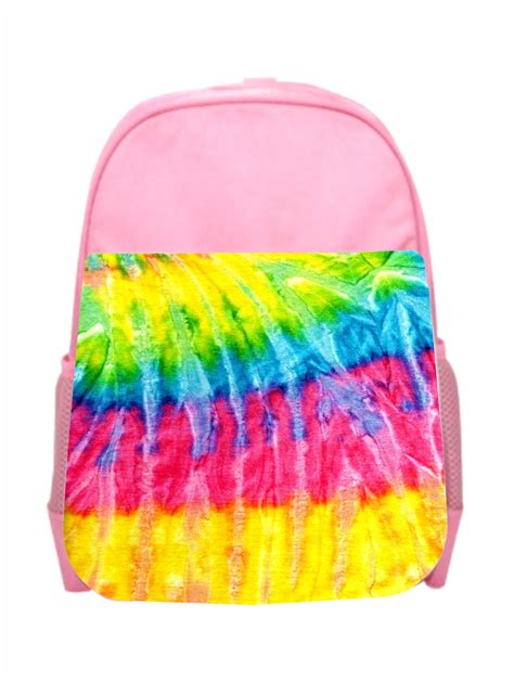 Accessory Avenue Retro Tie Dye Stripe Girls Kids Pre School Backpack