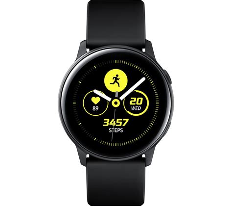 With auto workout tracking, you'll have the power to reach new goals. SAMSUNG Galaxy Watch Active - Black Fast Delivery | Currysie
