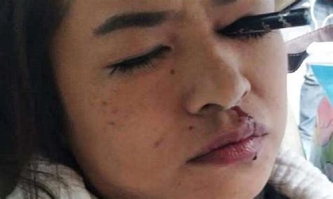 Woman Puts On Makeup After Car Crash