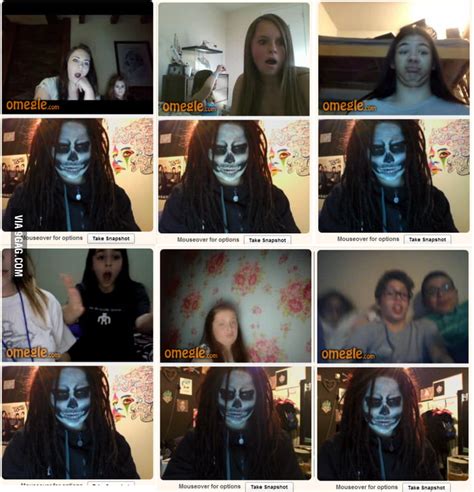 My Adventure On Omegle As Creepy Facepaint Girl Yeah Thats My
