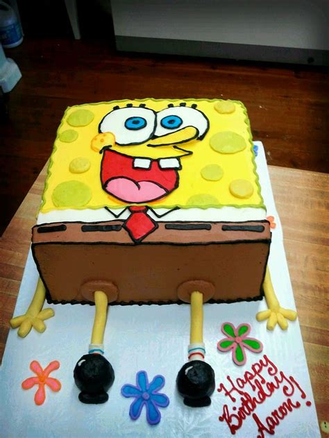 Spongebob Squarepants In 2020 Spongebob Birthday Cake Spongebob