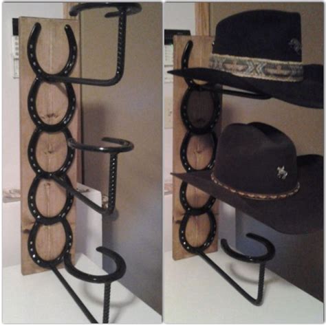 Horseshoe Hat Rack Horseshoe Projects Hat Rack Horseshoe