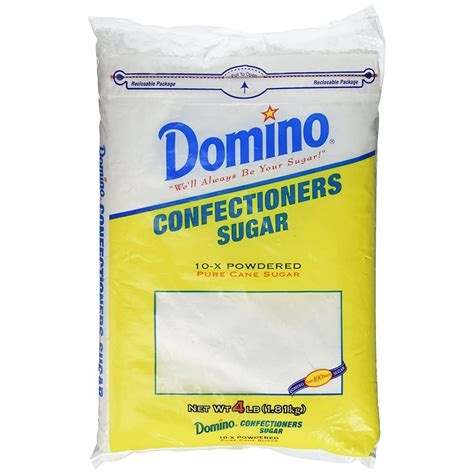 Domino Confectioners Sugar 10x Powdered Pure Cane Sugar 4 Lb Walmart