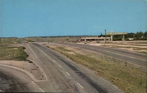 Highway Us 66 At Clines Corner Clines Corners Nm Postcard