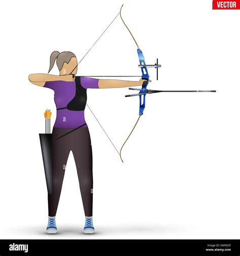 Archer With Bow Archery Sport Archery Sport Equipment Athlete Archer