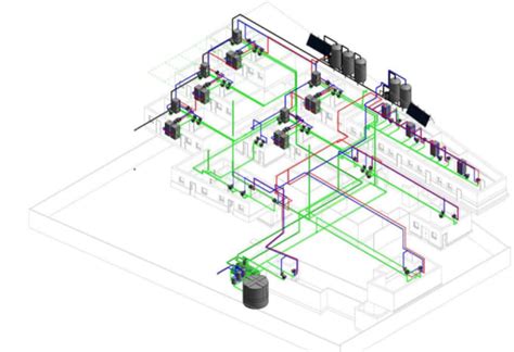 Mep Model Hvac Mechanical Electrical Plumbing Revit Model Residential