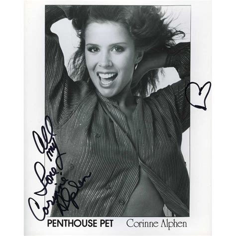 Corinne Alphen Signed 8x10 Penthouse Publicity Headshot