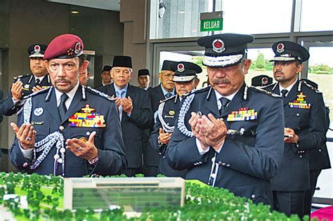 Hm Sultan Brunei Launches New Royal Brunei Police Force Headquarters