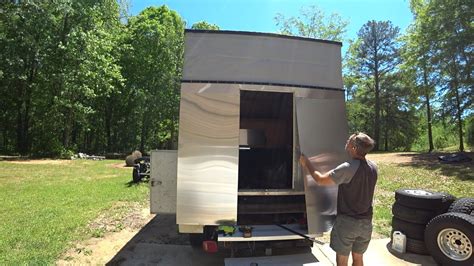 Aluminum Skin Diy Budget Overland Truck Camper Build 11 Youtube