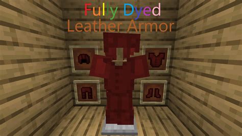 Fully Dyed Leather Armor Minecraft Texture Pack