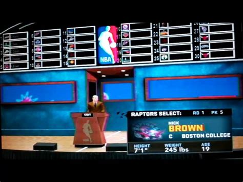 Nba 2k12 My Player Nba Draft And Contract Negotiations Feat Athletic