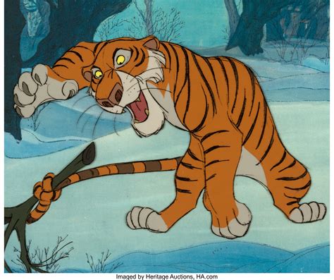 The Jungle Book Shere Khan Production Cel Walt Disney 1967 Lot