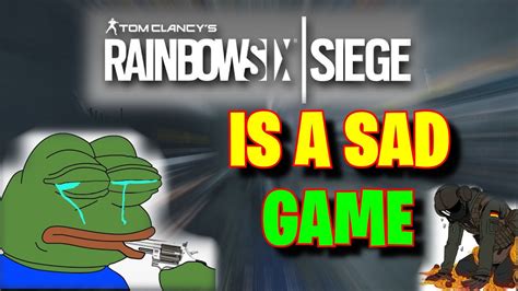 Rainbow Six Is A Sad Game Epic Fails Rainbow Six Siege Youtube