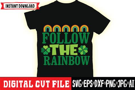 Follow The Rainbow Svg Cut File Graphic By Roni Designer · Creative Fabrica