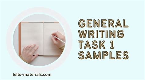 General Writing Task 1 Samples Gt Writing Task 1 Ielts Materials