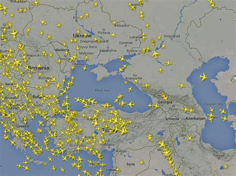 Crucial Air Route Goes Through Ukrainian Airspace Business Insider