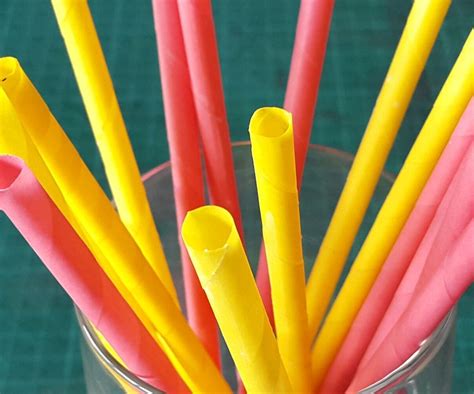 Make Paper Straws Paper Straws How To Make Paper How To Make
