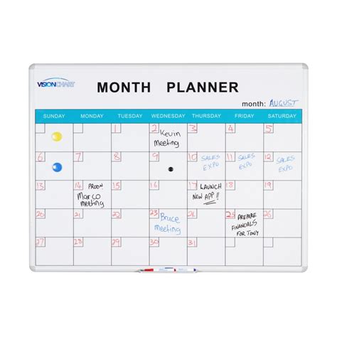 Deluxe Perpetual Month Planner Cost Less Boards