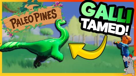 I Tamed A Gallimimus In Paleo Pines First 20 Minutes Demo Gameplay